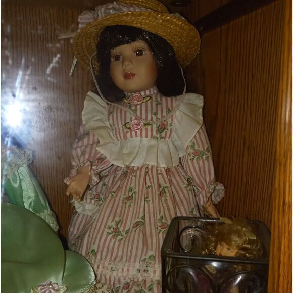 COPY - Collectors Antique porcelain doll (1990-2005) - Picture 15 of 16